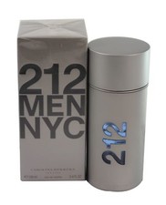 212 Men by Carolina Herrera for Men Nyc 3.4/3.3 oz 100 ml EDT Spray - New in box