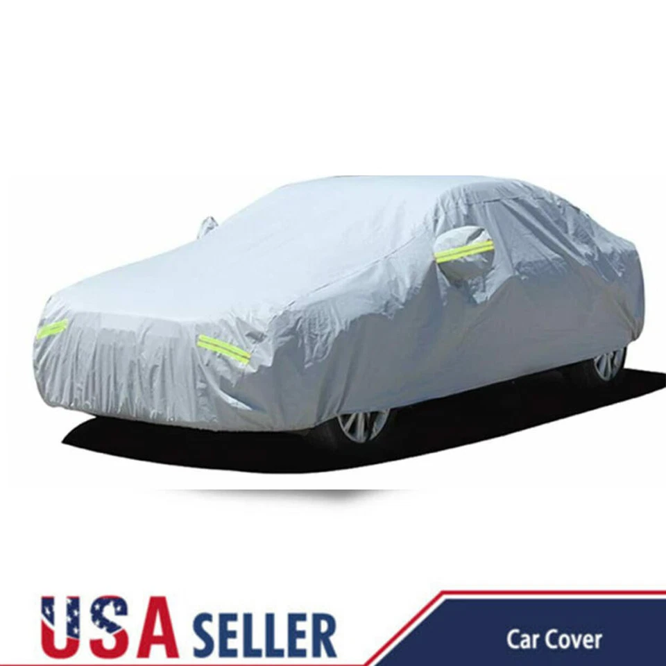 Cubierta de coche para Subaru WRX para todo clima lluvia polvo protección UV plateada EE. UU. Foto 2 de 4