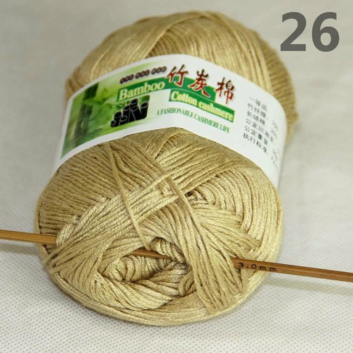 Sale Lot 1-9 Skeins x 50gr Soft Bamboo Cotton Baby Hand Knit Shawls Crochet Yarn - Picture 86 of 129