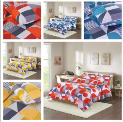 Bettbezug Set Formen Geometrisch Wende Luxus Bedruckt Bettwäsche Set