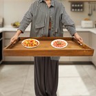 New ListingWooden Stove Top Cover Stove Cover Protector Noodle Board Stove Cover Pine Wood