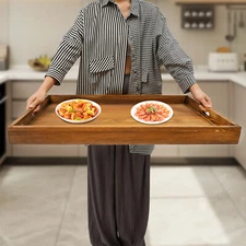 Wooden Stove Top Cover Stove Cover Protector Noodle Board Stove Cover Pine Wood