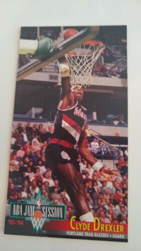 Clyde Drexler Carta NBA card Portland Trail Blazers 1993/94 fleer extra large - Photo 1 sur 2