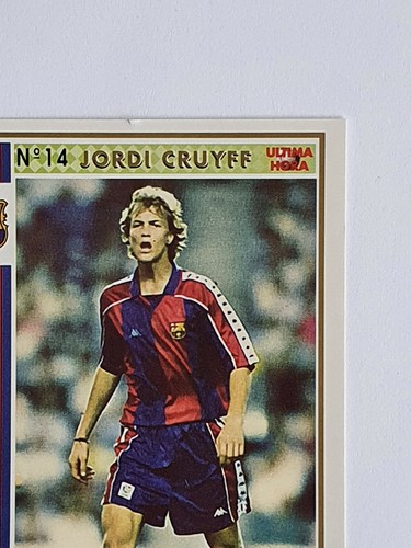 Jordi Cruyff Rookie FC Barcelona #14 Mundicromo La Liga 1994-95 rare card RC - Picture 6 of 12