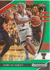 2020-21 Panini Prizm Jahmi'us Ramsey #65  Green Prizm SP RC
