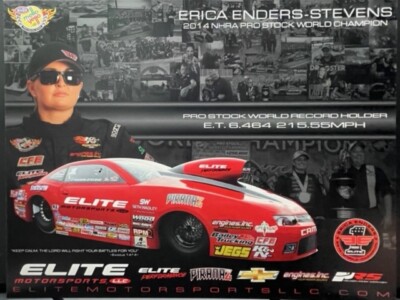 VRHTF NHRA RARE ''ERICA ENDERS ELITE MOTORSPORTS PRO STOCK'' HAND OUT
