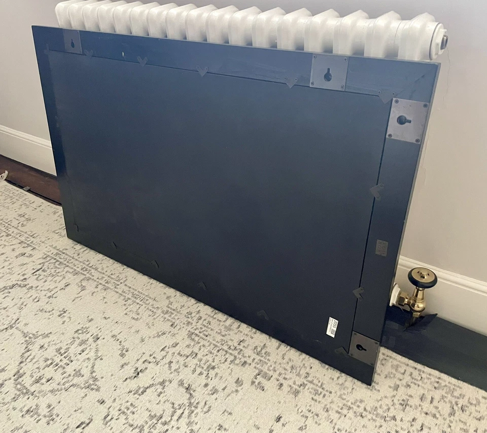 Stunning Solid Teak Lombok Bedroom Hallway Beveled Mirror RRP£550 - Can Deliver - Image 4 of 4