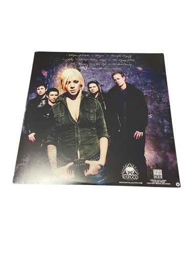 IN THIS MOMENT A BEAUTIFUL TRAGEDY WHITE PURPLE SPLATTER VINYL RECORD RARE /400 - Imagen 6 de 6