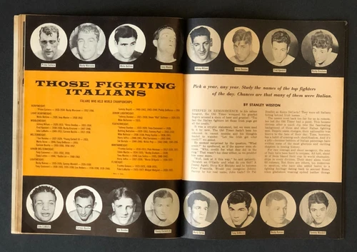 1963年 ボクシング イラスト マガジン エディ マチェン カーニバル オブ チャンピオンズ ヴィンテージ - 画像8/9