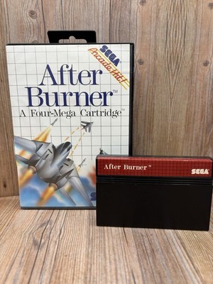 After Burner Arcade Hit Sega Master System Case & Cartridge No Manual Fast Ship