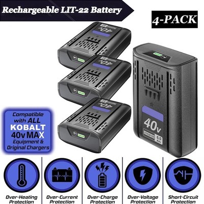 40V 6.0Ah For Kobalt 40Volt Max Lithium-ion KB440-03 KB2540C-06 KB640-03 Battery