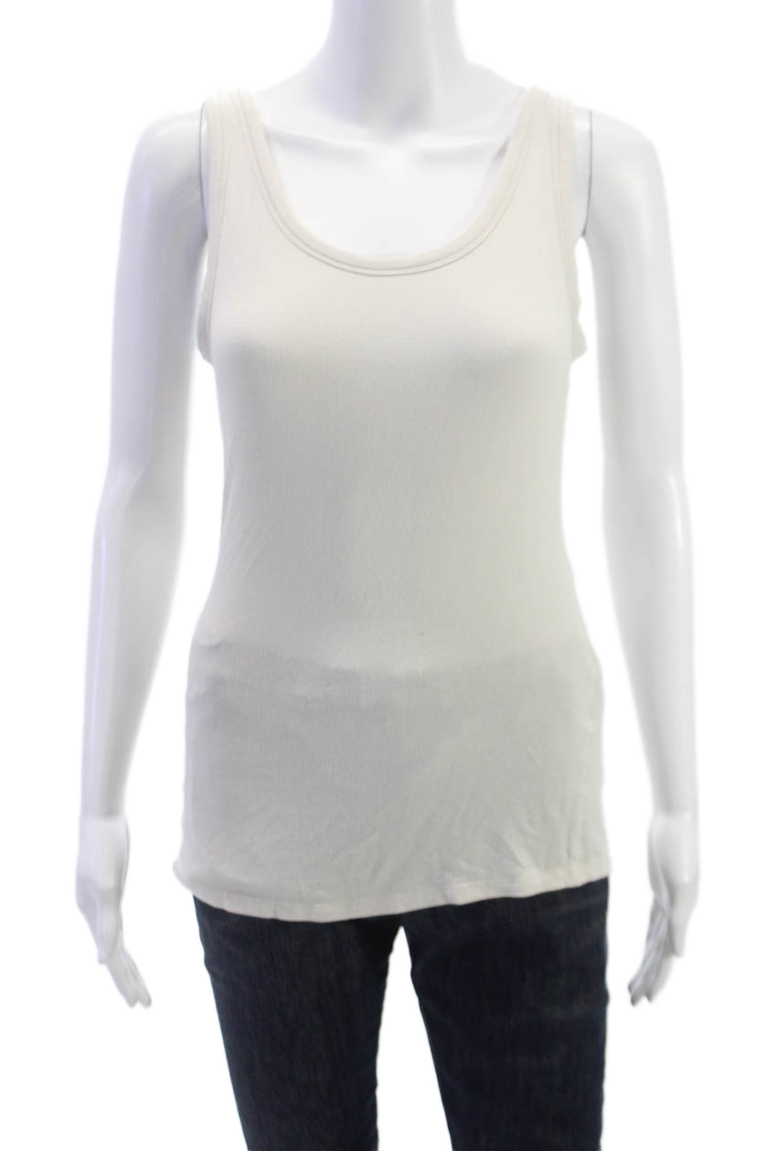 Lululemon Women Basic Sleeveless Scoop Neck Lenzing Tank Beige Size 8