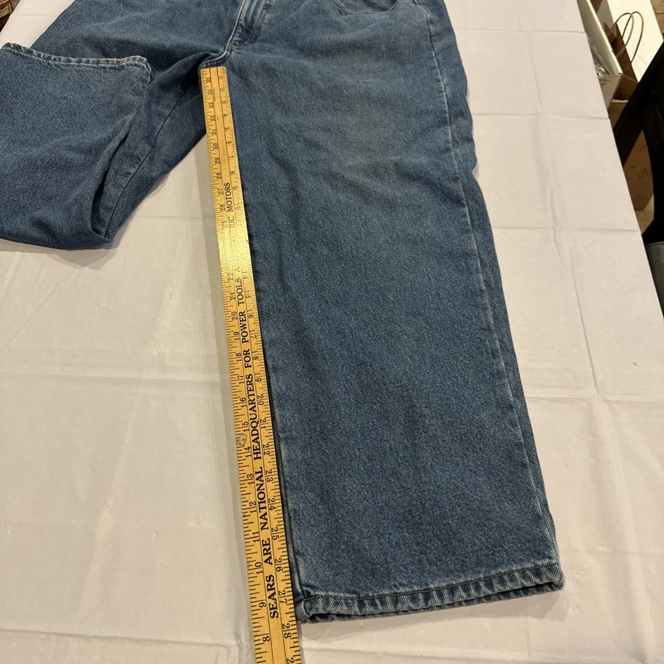 L.L. Bean Comfort Waist Jeans 40X29 Blue Denim Pants - Image 2 of 4