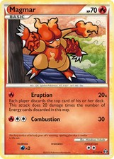 Magmar 42/102 HS Triumphant Uncommon MINT! Pokemon on eBay