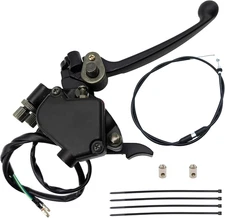 7/8" 22Mm Thumb Throttle Cable with Dual Brake Lever Assembly for 50Cc 90Cc 150C