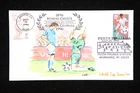 US COVER WORLD CUP SOCCER & OLYMPICS FDC COMBO HEFLIN HAND PAINTED CACHET