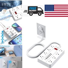 USB C Power Strip with 8 Outlets and 6 USB Charging Ports for Multiple Devices