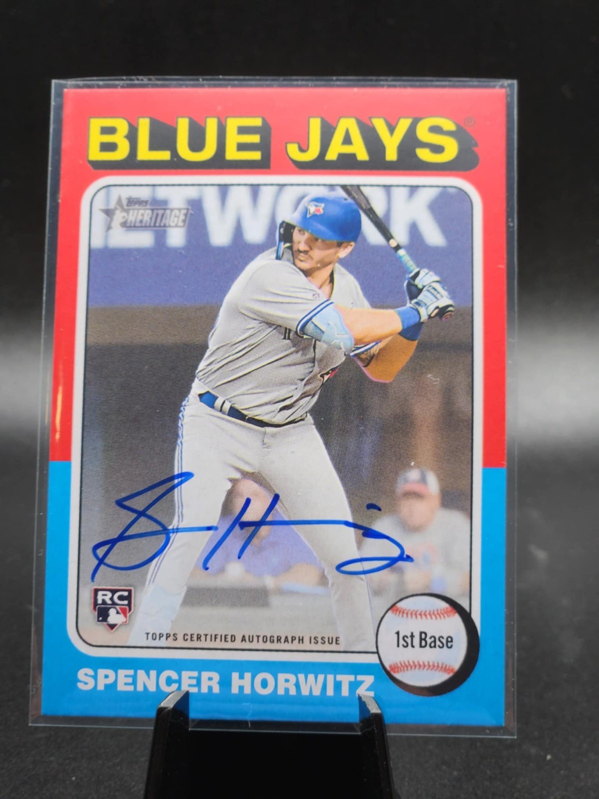 2024 Topps Heritage - Spencer Horwitz (#ROA-SH) Real One Autograph
