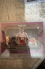 2023-24 Panini Prizm Draft Picks - Brandon Miller #63 Purple Wave Prizm...