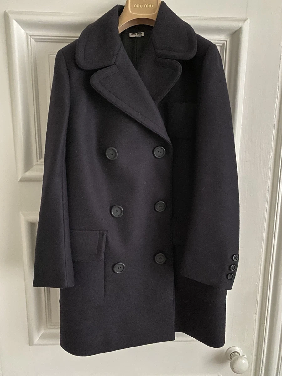 Miu Miu Pea Coat Regular Size Coats, Jackets & Vests for Women for