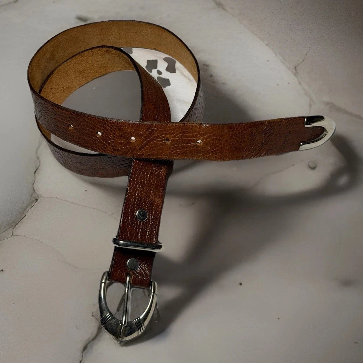 Vintage MCM Gold Tone & Leather Chain Belt Brown Rare Design MCM MCM Cognac / Gold Belt | Grailed main image 2