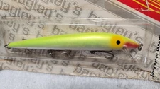Vintage Bagleys Bang-O-Lure #5 UNDOCUMENTED G1 COLOR Balsa Jerkbait