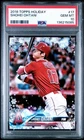 2018 Topps Holiday - Shohei Ohtani #HMW17 (RC) PSA 10
