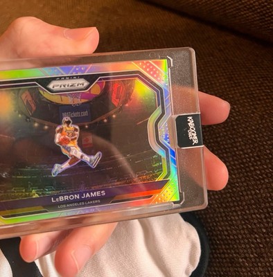 2020-21 Panini Prizm LeBron James Silver Prizm Kobe Bryant Tribute Dunk