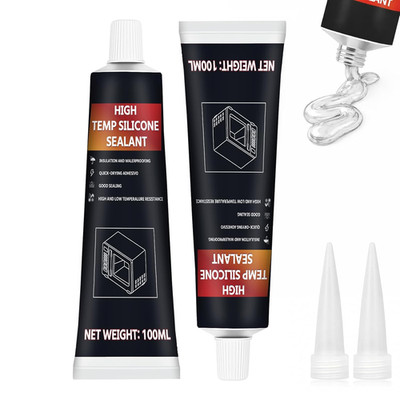 200Ml Clear Oven Heat Resistant Glue, 570°F Heat Resistant, High Temperature Adh