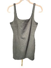 NWT MNG Mango Dress Womens Med (6) Gray Sleeveless Dress