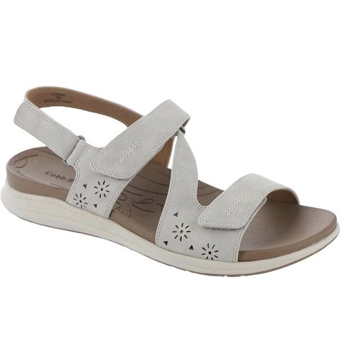 Cobb Hill Rockport Tala Women's 9 Taupe Strappy Washable Sandals Eco New