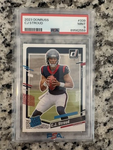 Donruss 2023 C.J. Stroud #339 PSA 9 Rated Rookie Houston Texans