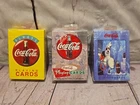SET OF 3 VINTAGE Coca-Cola Playing Cards 3 Decks Collectible