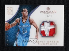 2012-13 Panini Immaculate Jersey Number 15/23 Kevin Martin #69 n8q