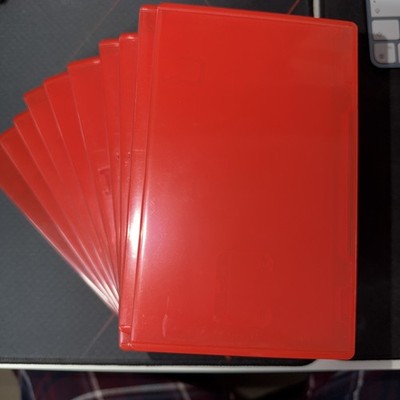 10 Nintendo Switch 2 Leer Spiele Hülle Offiziell Original Ersatz Spiel Hüllen ROT