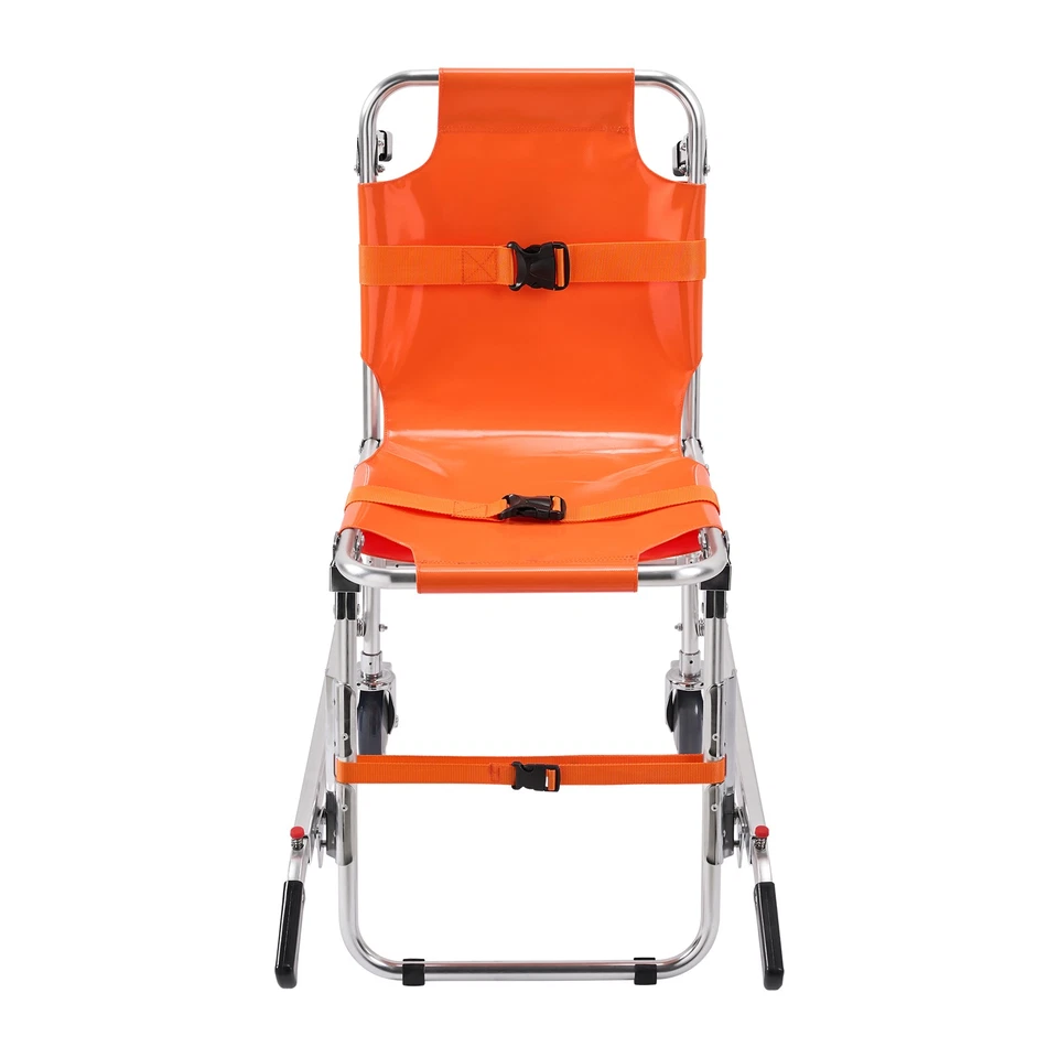 Chaise Évacuation d'Escalier Fauteuil Transfert d'Ambulance 158kg 2 Roues - Photo 1/4