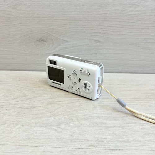 Olympus Mju 410 4.0MP Digital Camera White Rare Digicam Y2K Tested Charger 1gb - Picture 7 of 14