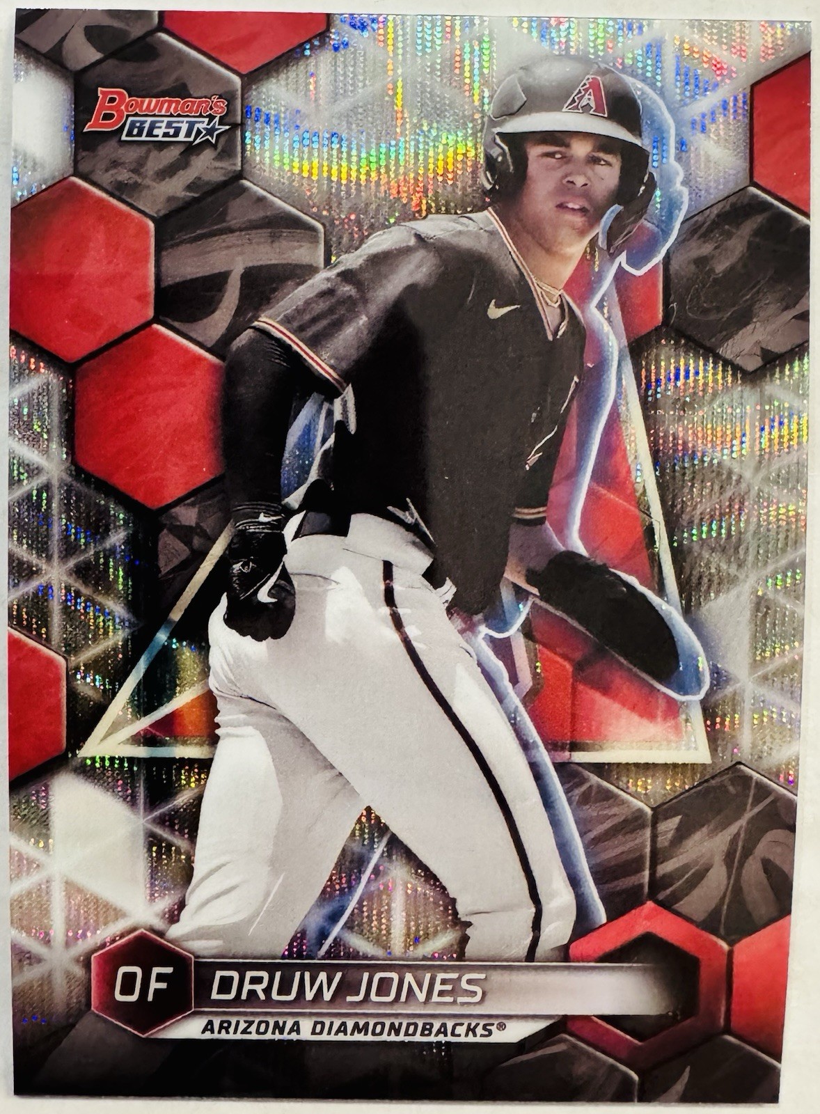 2023 Bowman's Best Druw Jones Wave Refractor #TP-8 Diamondbacks
