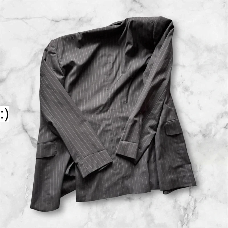 Genuine Gucci 52R Wool Mohair Suit Jacket Excellent Condition Classic Piece - Image 2 of 4