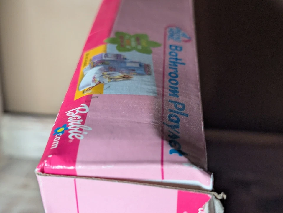 Juego de baño Barbie All Around Home de colección con bañera lavabo ducha #67555 2001 Foto 2 de 4