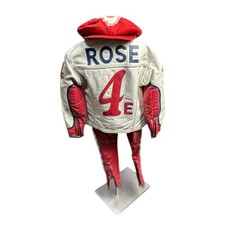 Seltene 70er Jahre Kinder Evel Knievel Style Leder Stunt Anzug - Eddie Rose 4E