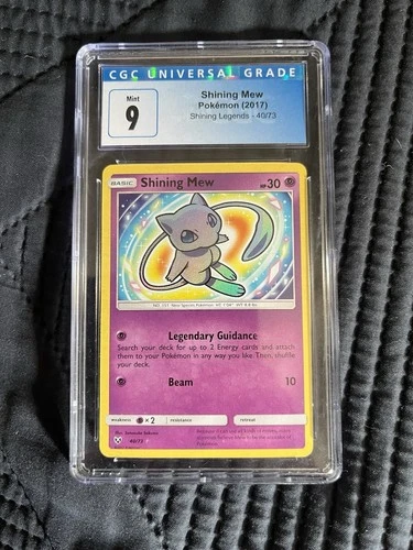 2017 CGC 9 Shining Legends Mew 40/73 Shining Legends Holo