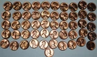 BU Lincoln Wheat Penny Cent 1956 D - 1 Roll
