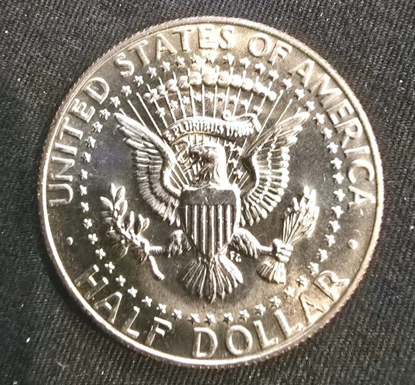 1985 D Kennedy Half Dollar Uncirculated US Mint - Image 2 of 4