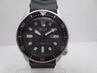 VINTAGE SEIKO 4205-0155 DATE STAINLESS STEEL AUTOMATIC MIDSIZE MEN DIVER WATCH