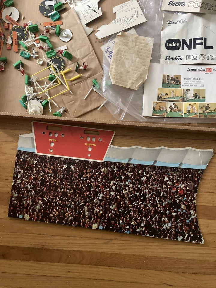 Vintage Tudor NFL American Conference Electric AFC Football Game Chiefs & Colts - Image 3 of 4