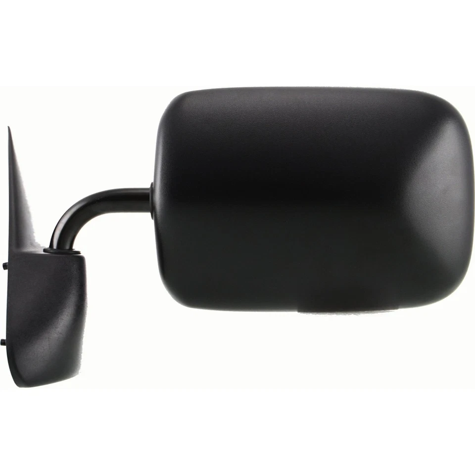Manual Textured Side View Mirrors Pair Set of 2 for 94-97 Dodge Ram 2500 1500 - Image 2 of 4