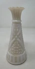 Vintage White Milk Glass Small Decorative Bud Vase