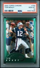 2002 Topps Chrome Tom Brady #100 PSA 10