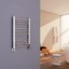 Bathroom Towel Rail Radiator Chrome Straight Heated Ladder Warmer ...